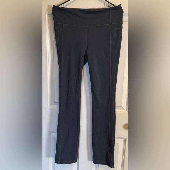 Athleta Gray Straight Up Yoga Pants - Picture 2 of 3